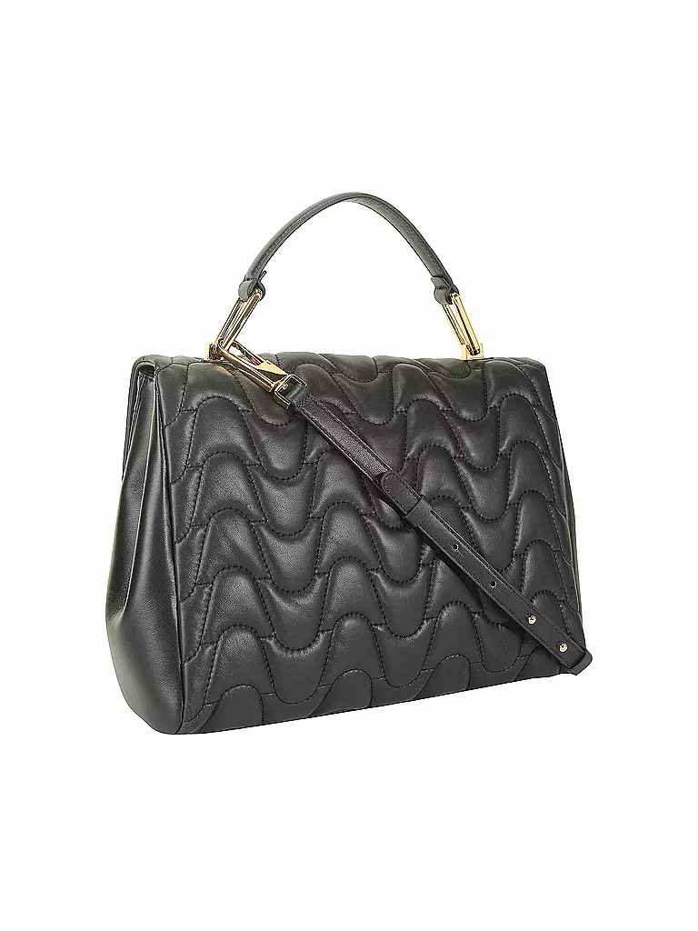 COCCINELLE | Ledertasche - Henkeltasche LIYA MATELASSE | schwarz