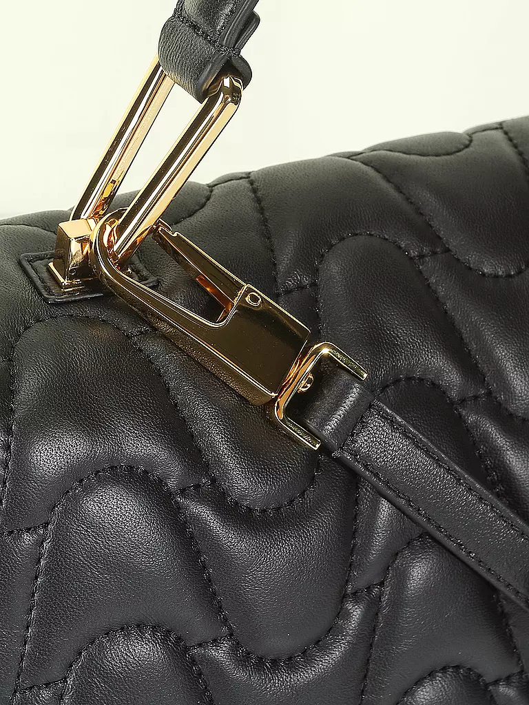 COCCINELLE | Ledertasche - Henkeltasche LIYA MATELASSE | schwarz