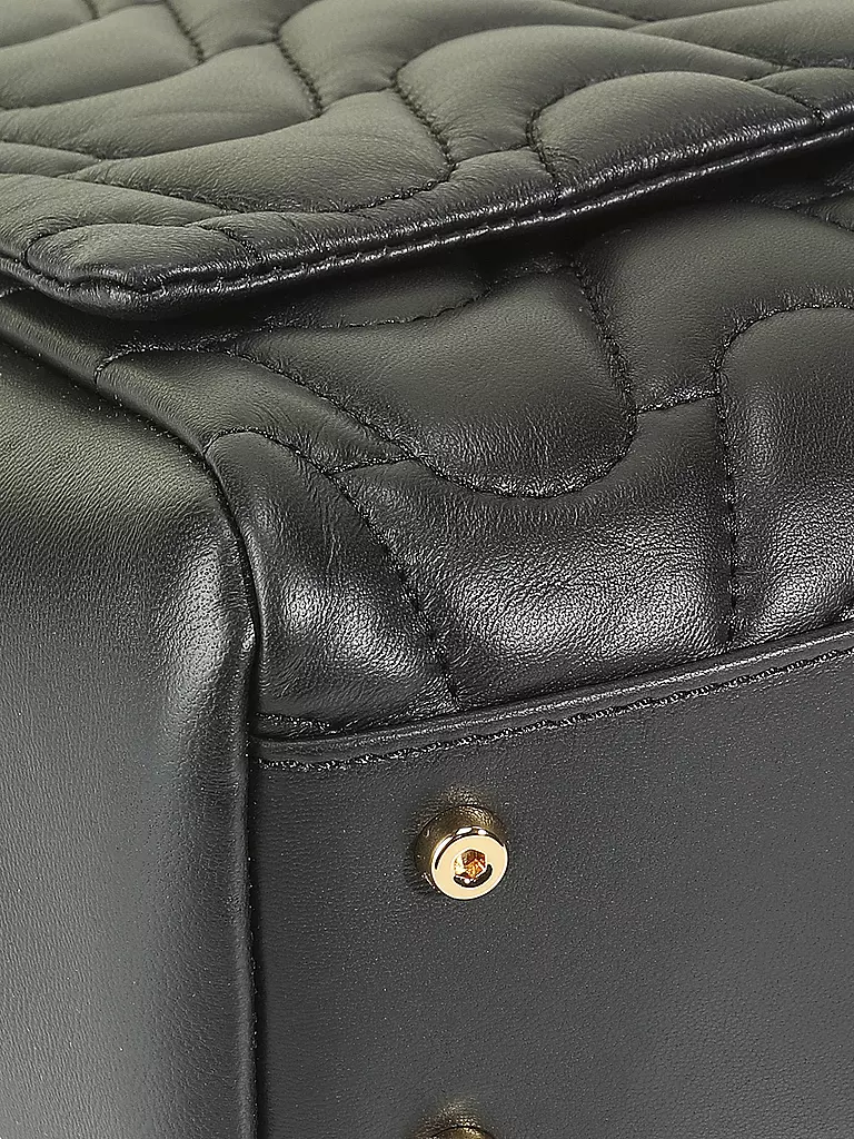COCCINELLE | Ledertasche - Henkeltasche LIYA MATELASSE | schwarz