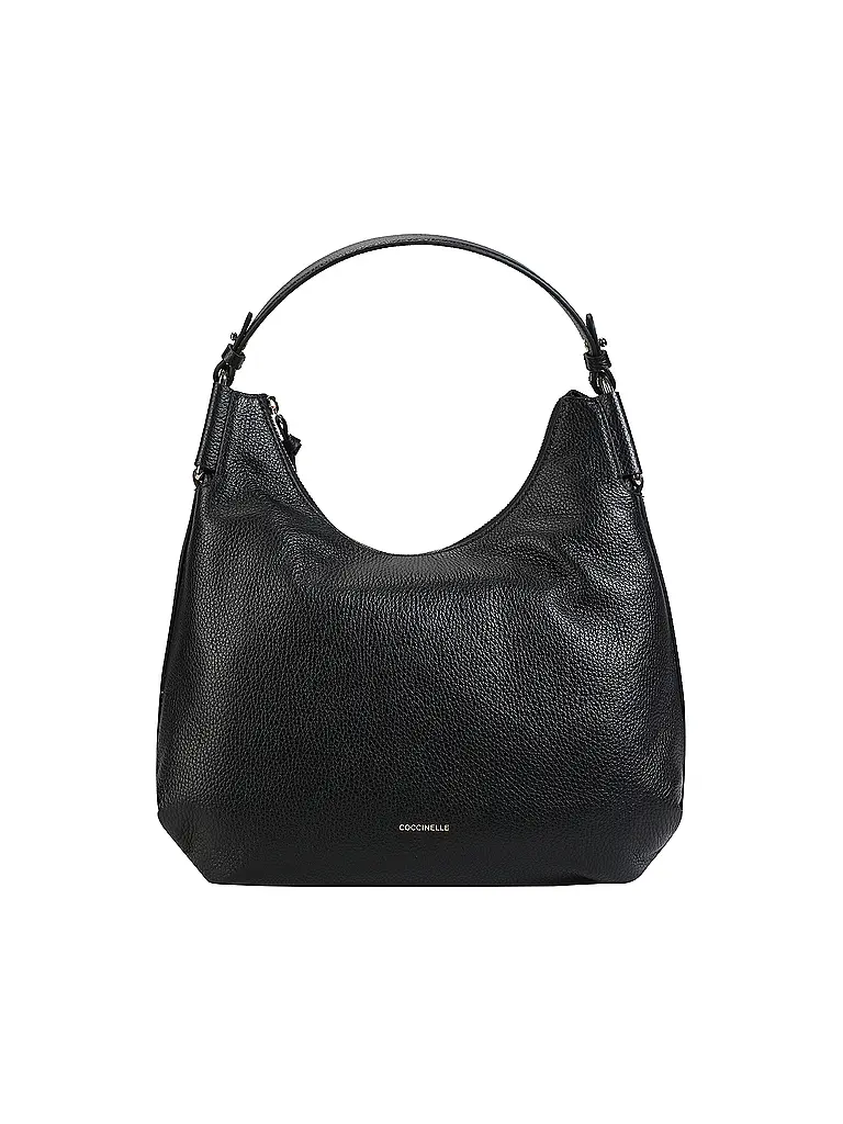 COCCINELLE | Ledertasche - Hobo Bag COCCINELLEREBEKKA Small | schwarz