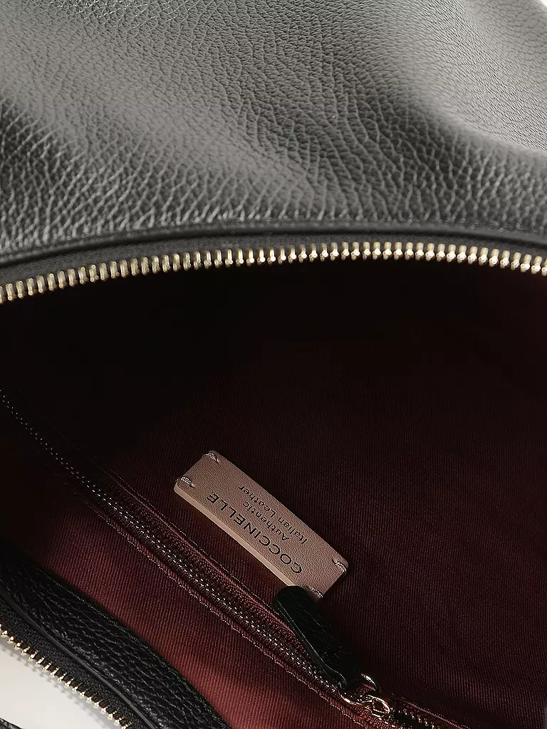 COCCINELLE | Ledertasche - Hobo Bag COCCINELLEREBEKKA | schwarz