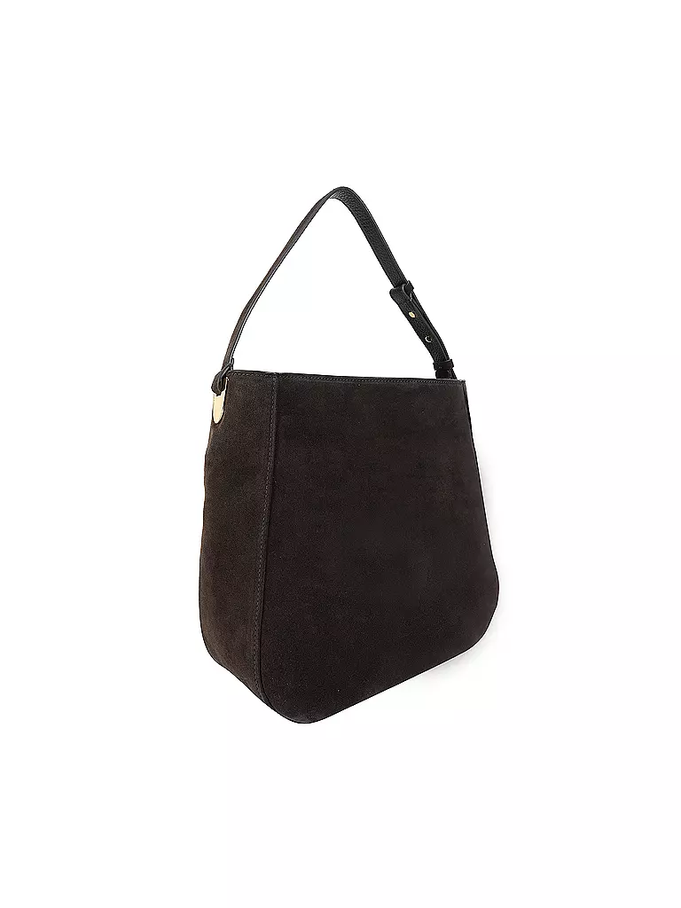COCCINELLE | Ledertasche - Hobo Lea Suede | grün