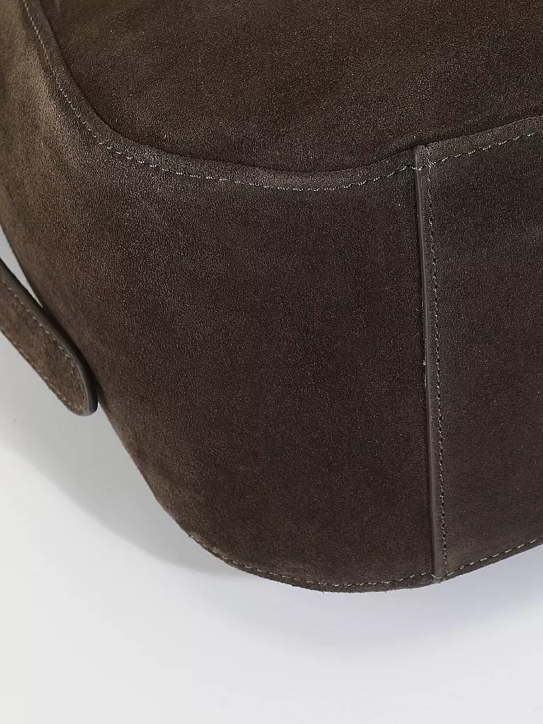 COCCINELLE | Ledertasche - Hobo Lea Suede | grün