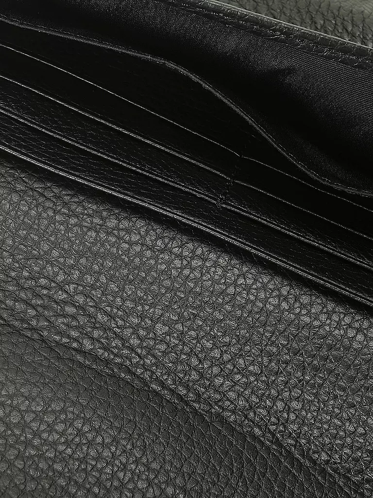 COCCINELLE | Ledertasche - Mini Bag  METALLIC SOFT  | schwarz