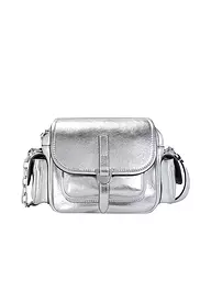 COCCINELLE | Ledertasche - Mini Bag COCCINELLECAMPUS | silber