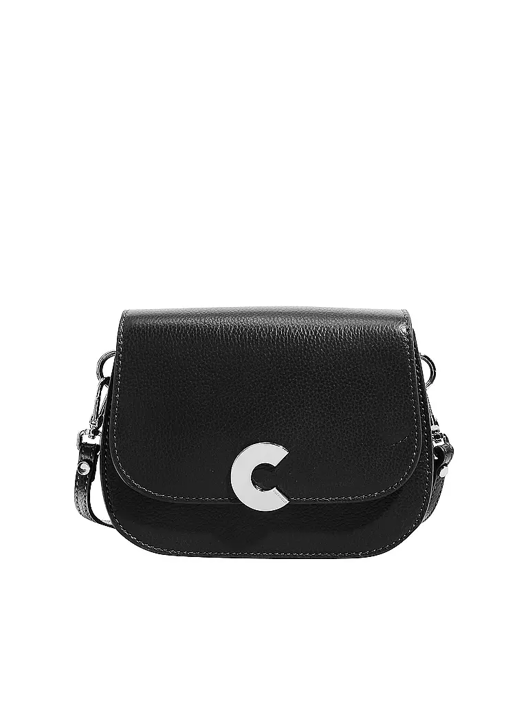 COCCINELLE | Ledertasche - Minibag "Craquante" | schwarz