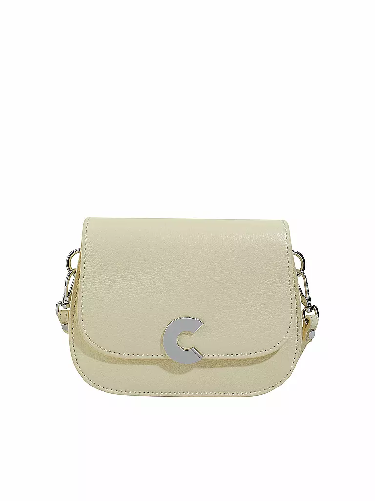 COCCINELLE | Ledertasche - Minibag "Craquante" | beige