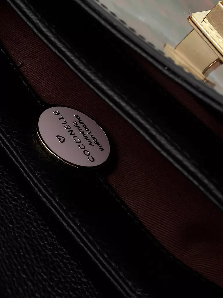 COCCINELLE | Ledertasche - Minibag "Florence Radica" | beige