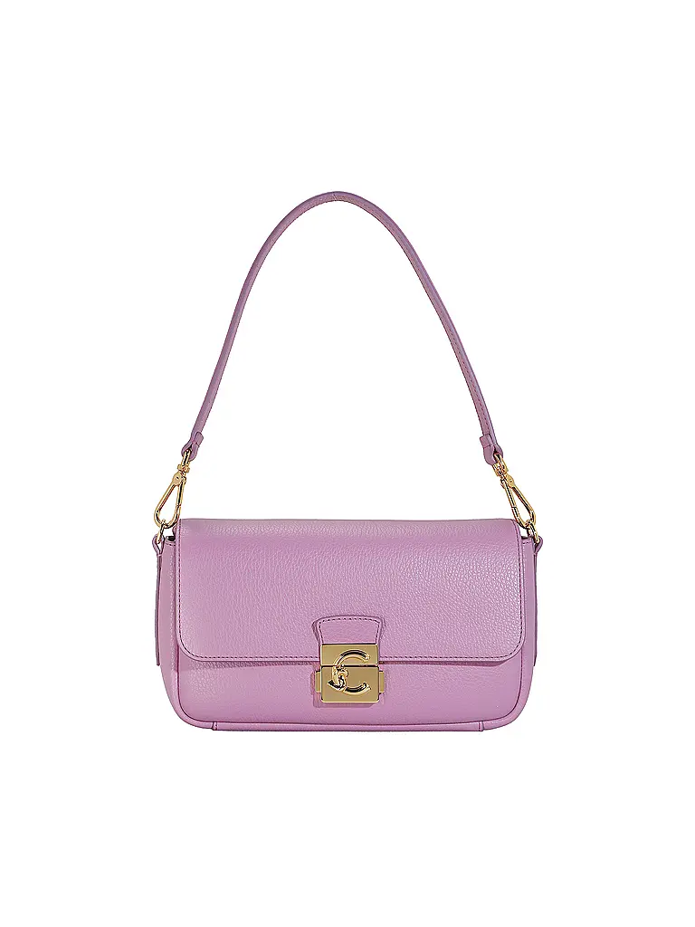 COCCINELLE | Ledertasche - Schultertache C-ME LOCK Medium | Pink