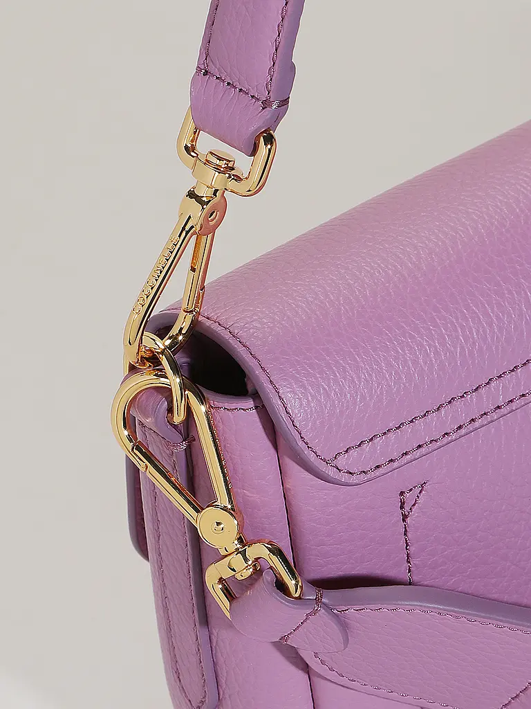 COCCINELLE | Ledertasche - Schultertache C-ME LOCK Medium | Pink