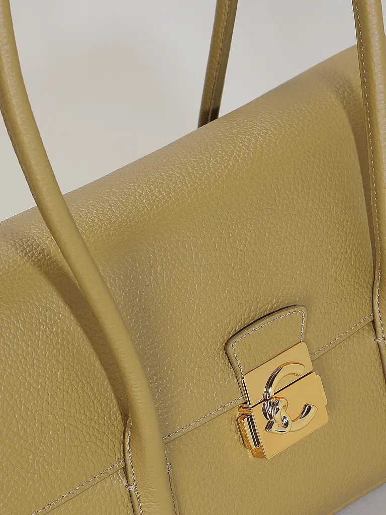 COCCINELLE | Ledertasche - Schultertasche C-ME LOCK | Grün