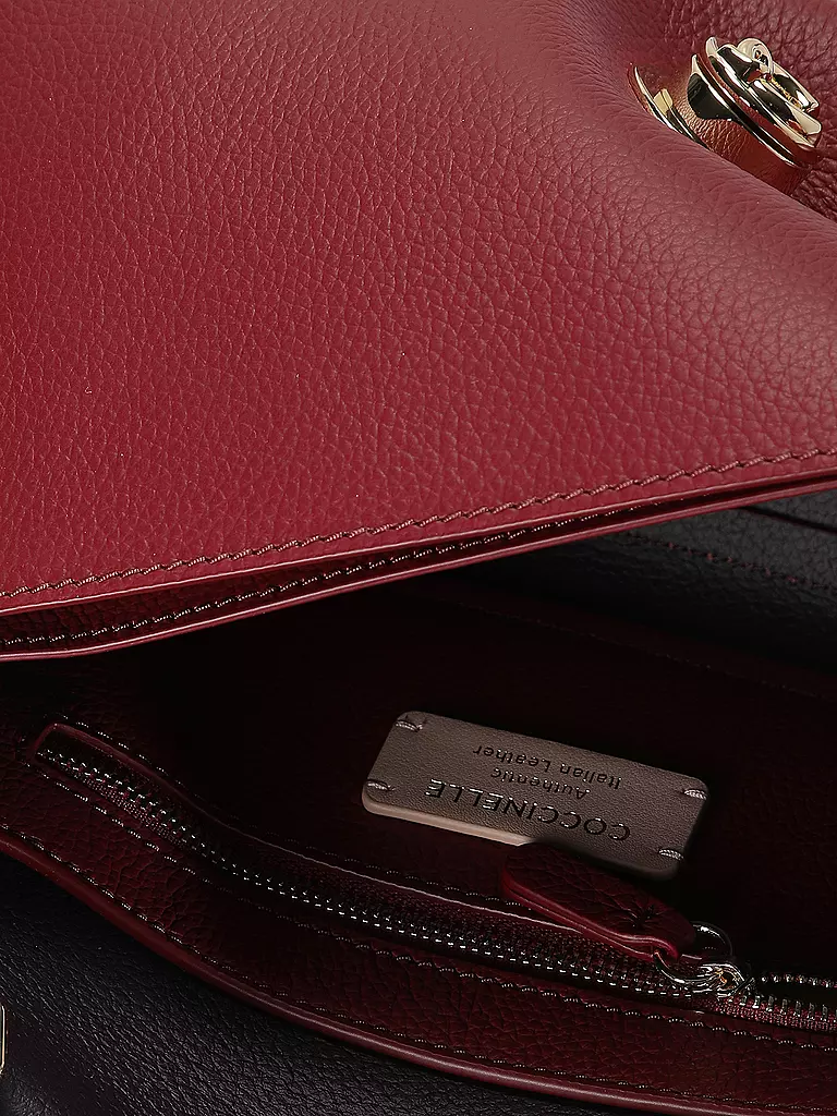 COCCINELLE | Ledertasche - Schultertasche COCCINELLENIKLA | dunkelrot