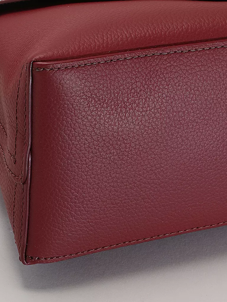 COCCINELLE | Ledertasche - Schultertasche COCCINELLENIKLA | dunkelrot