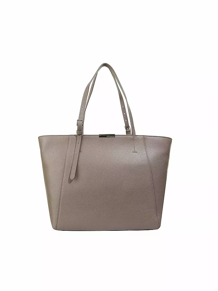 COCCINELLE | Ledertasche - Shopper "Cher" | grau