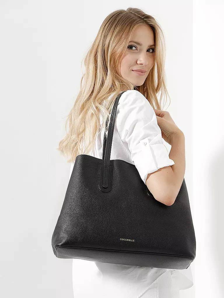 COCCINELLE | Ledertasche - Shopper "Dione" | schwarz