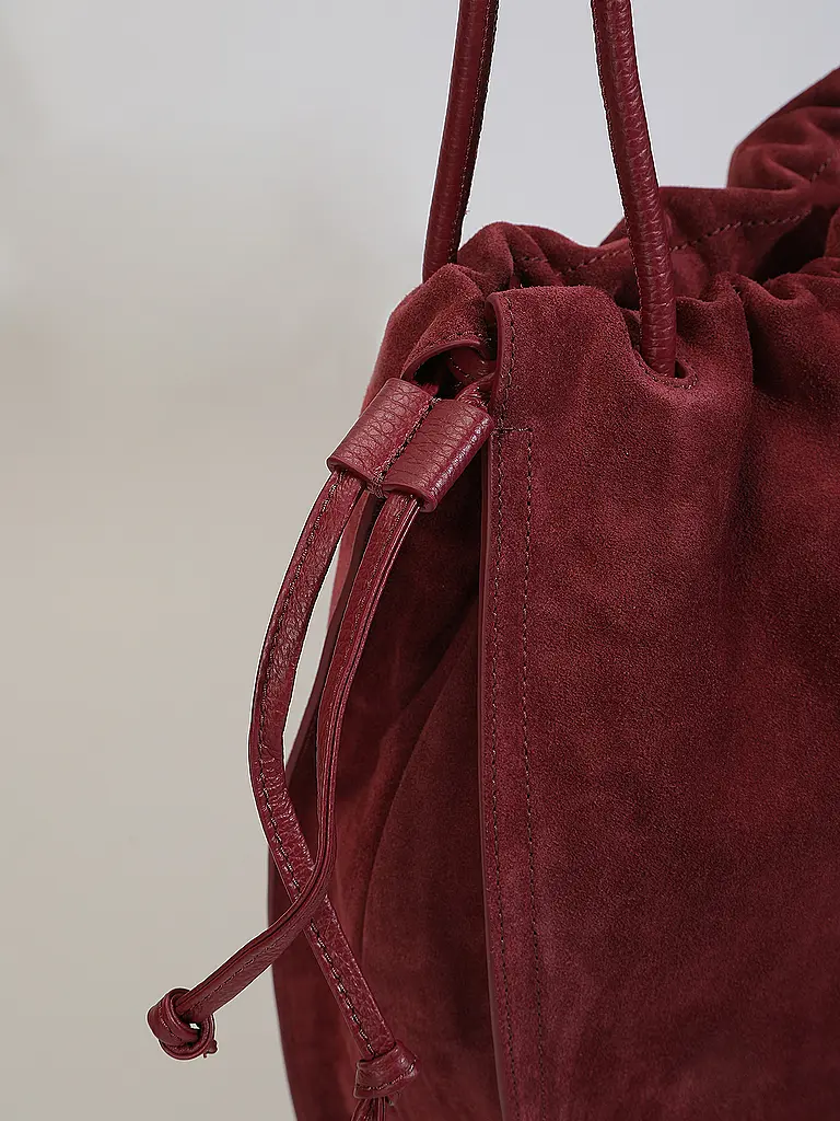 COCCINELLE | Ledertasche - Shoppper  COCCINELLE | dunkelrot