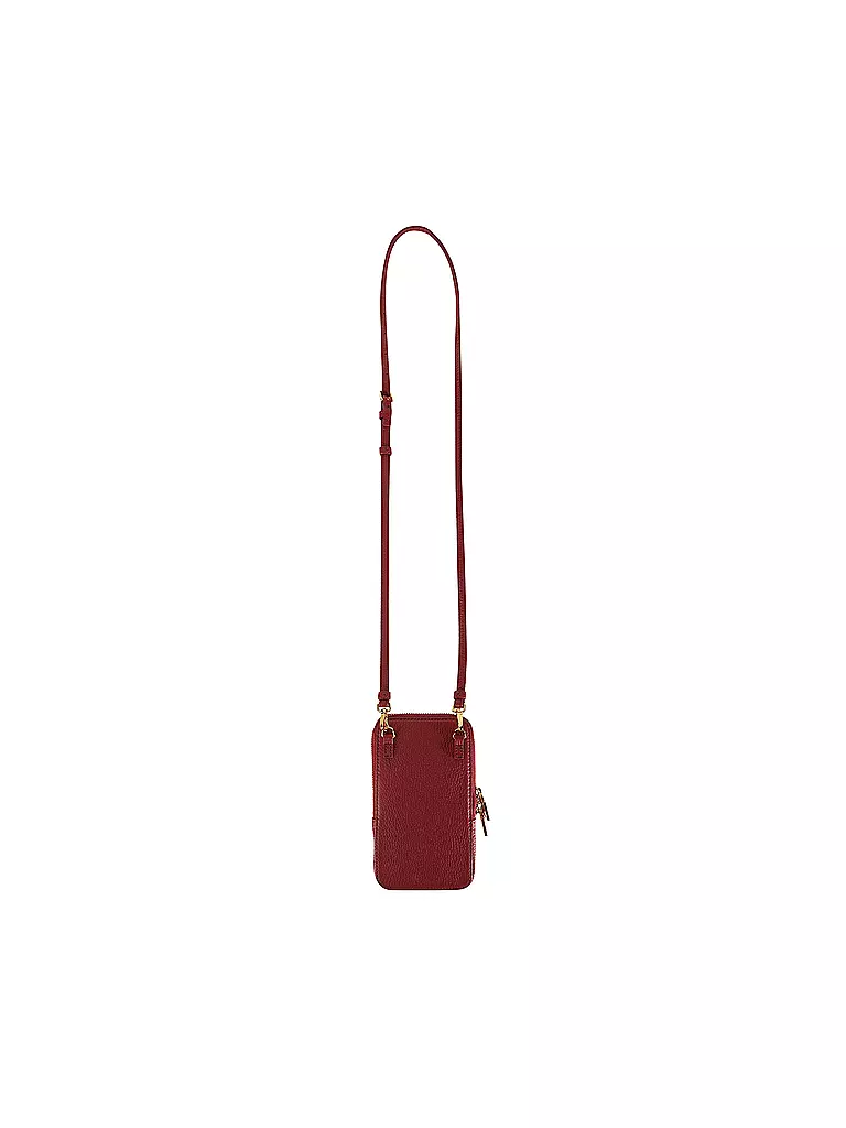 COCCINELLE | Ledertasche - Smartphone Bag FLOR | beere