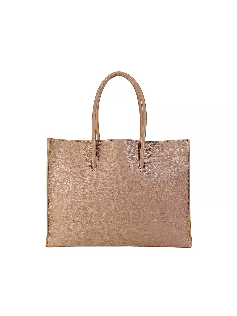 COCCINELLE | Ledertasche - Tote Bag COCCINELLEMYRTHA MAXI LOG | camel