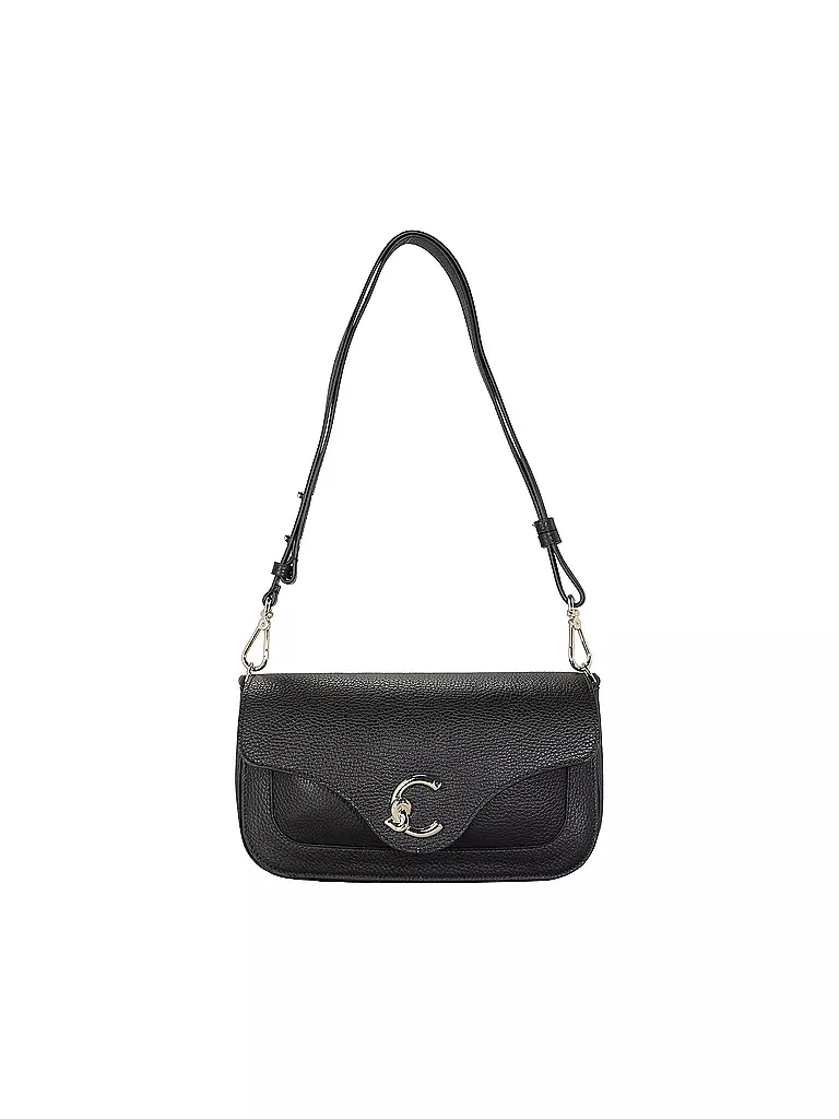 COCCINELLE | Ledertasche - Umhängetasche C-ME | schwarz