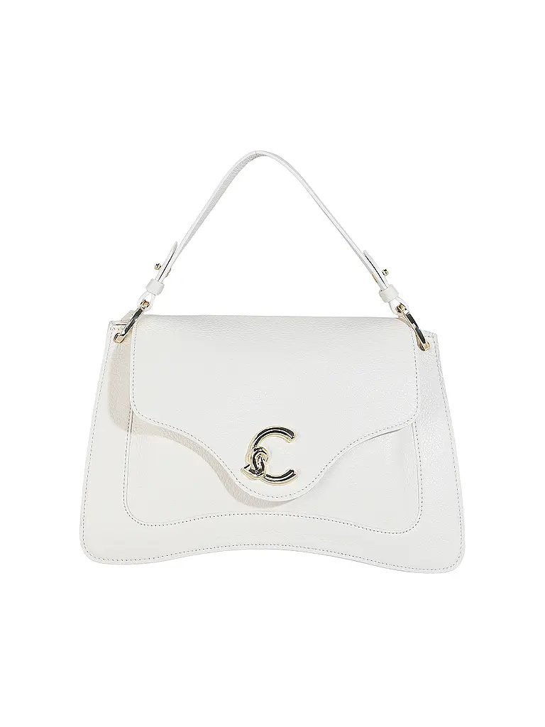COCCINELLE | Ledertasche - Umhängetasche C-ME | Creme