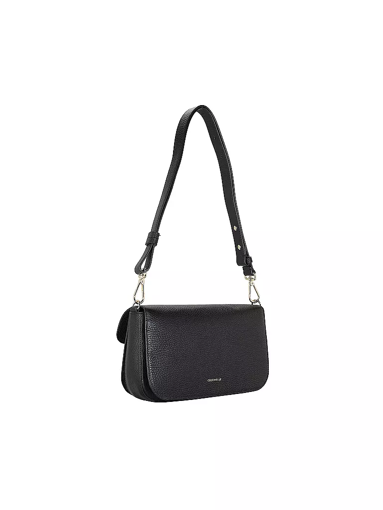 COCCINELLE | Ledertasche - Umhängetasche C-ME | schwarz