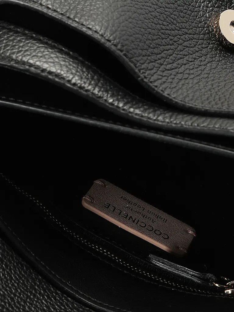 COCCINELLE | Ledertasche - Umhängetasche C-ME | Schwarz