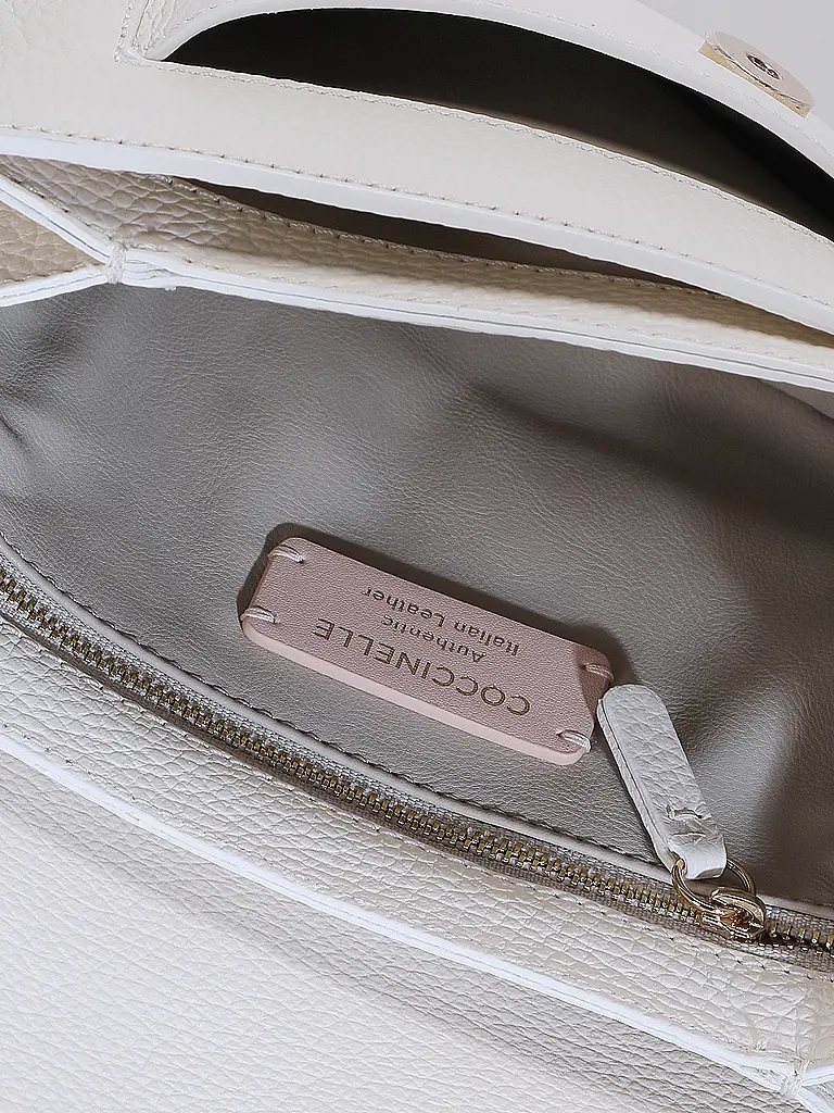 COCCINELLE | Ledertasche - Umhängetasche COCCINELLE C-ME | Creme