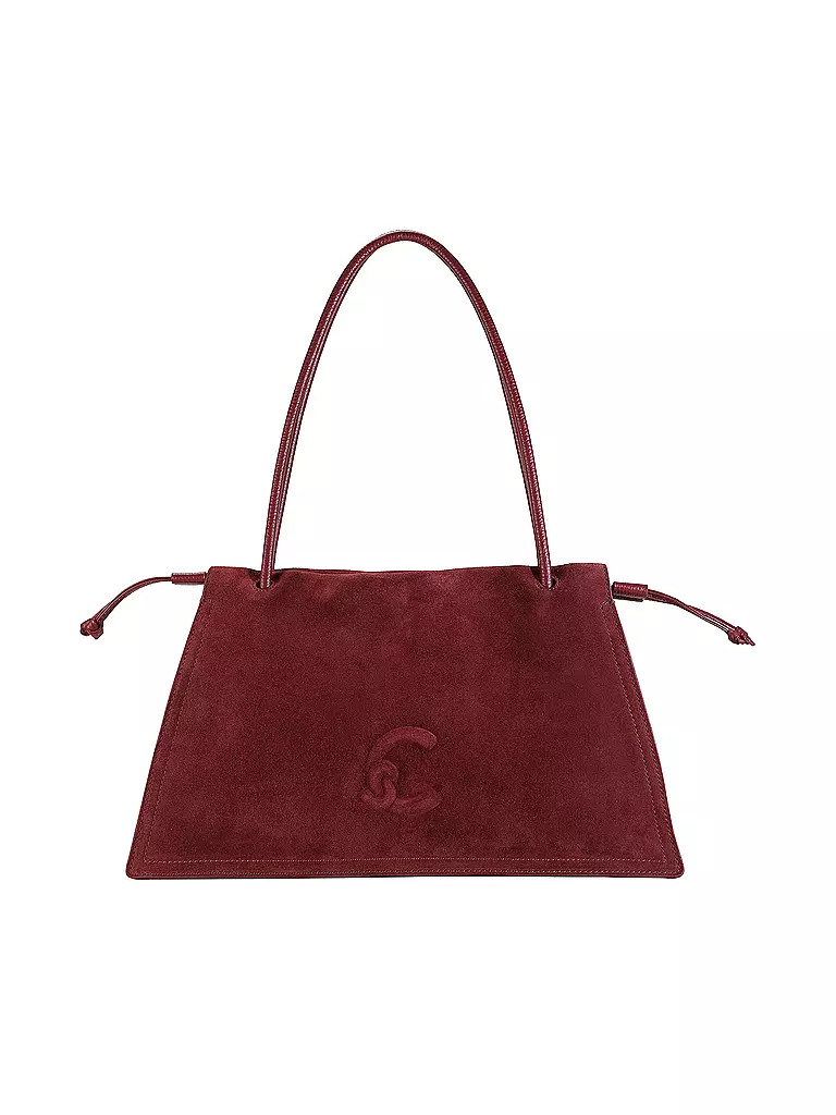 COCCINELLE | Ledertasche - Umhängetasche COCCINELLEDULSE | dunkelrot