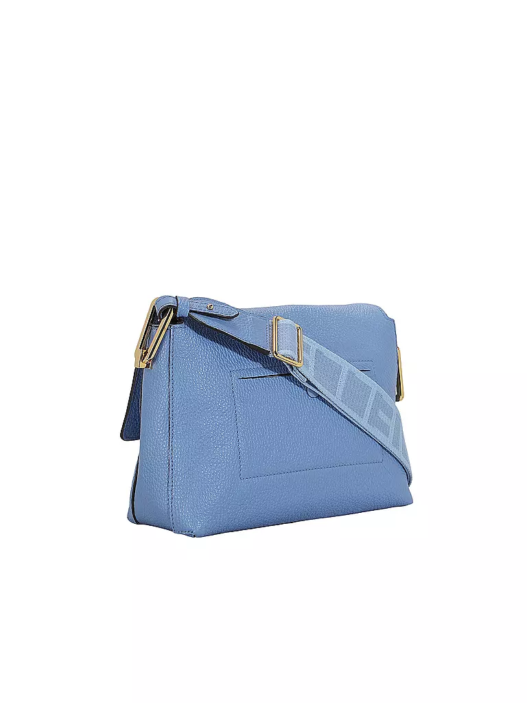 COCCINELLE | Ledertasche - Umhängetasche LIYA SIGNATURE | hellblau