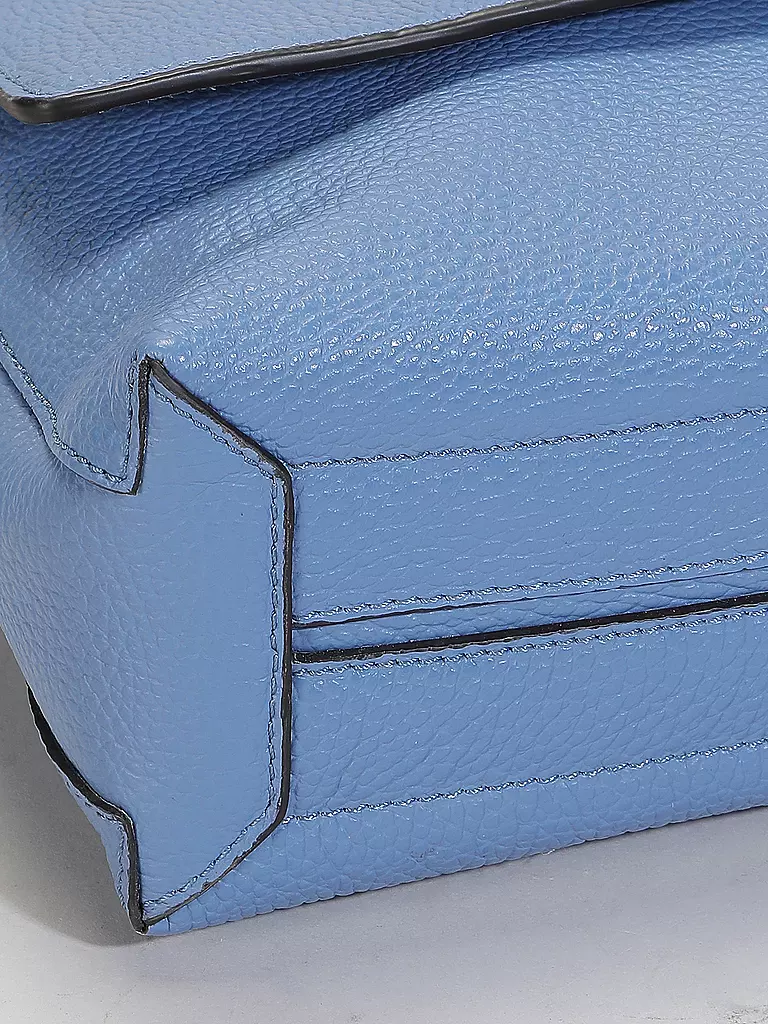 COCCINELLE | Ledertasche - Umhängetasche LIYA SIGNATURE | hellblau
