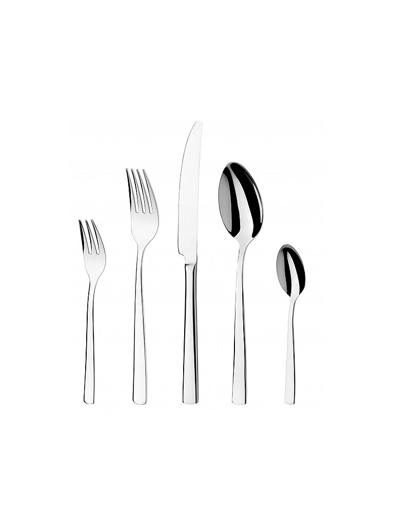 COLLINI Tafelbesteck Set 60tlg. SETTE  im Koffer Edelstahl/Poliert argent