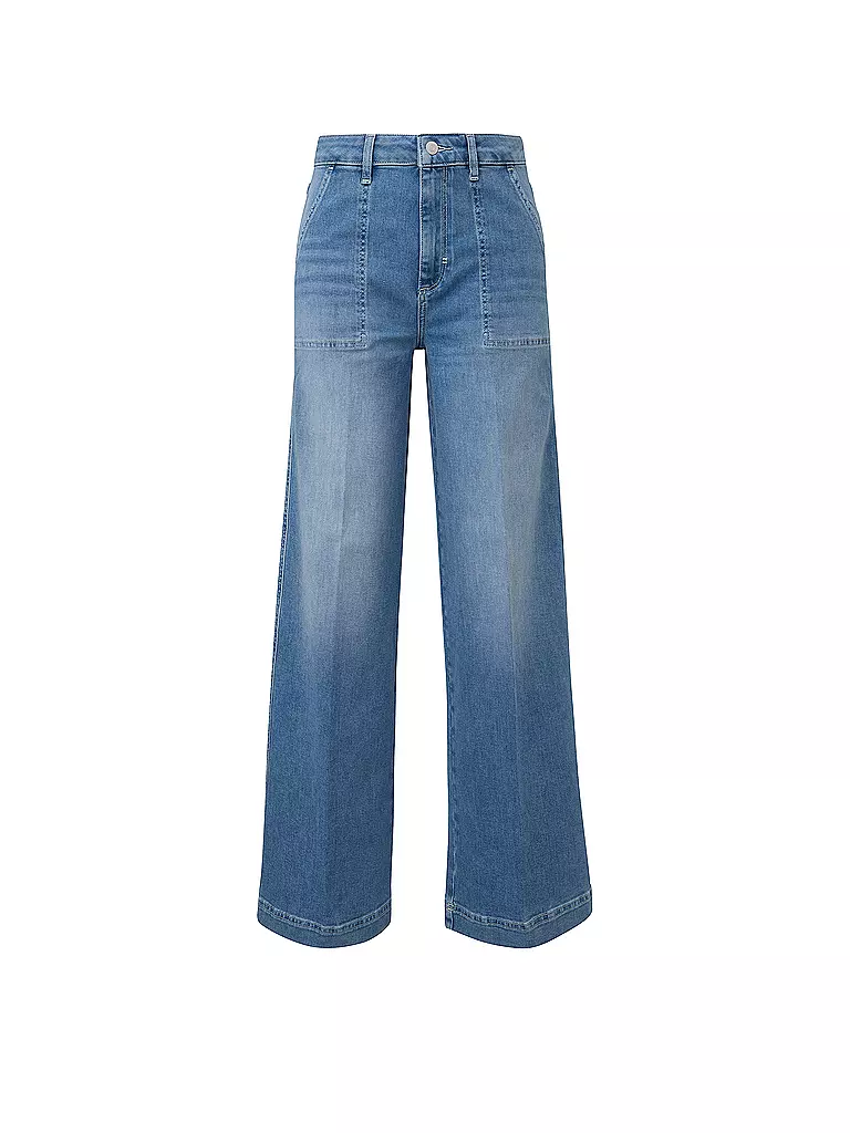 COMMA IDENTITY | High Waist Jeans Loose Fit  | blau