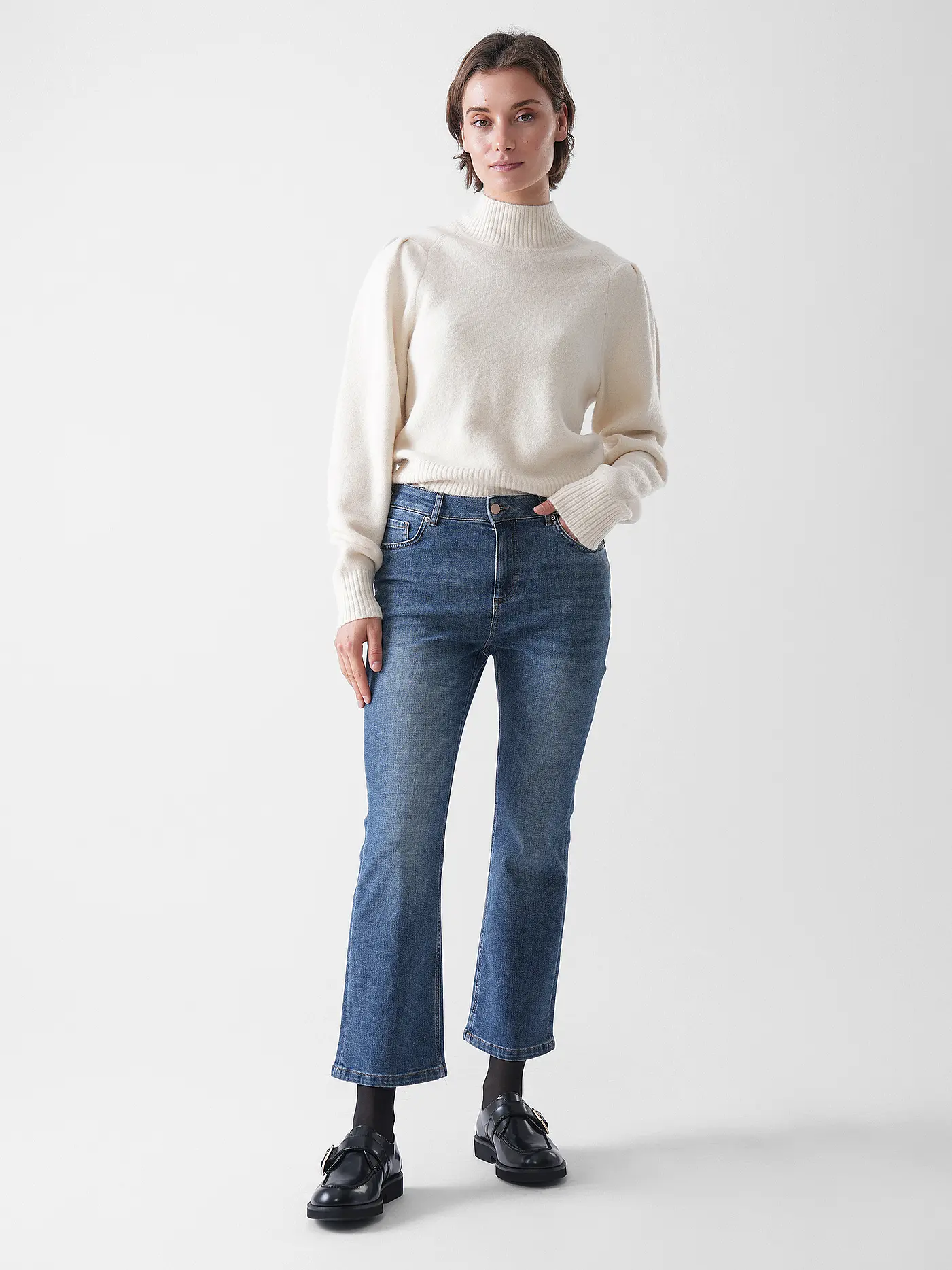 COMMA IDENTITY | Jeans Wide Leg  | blau