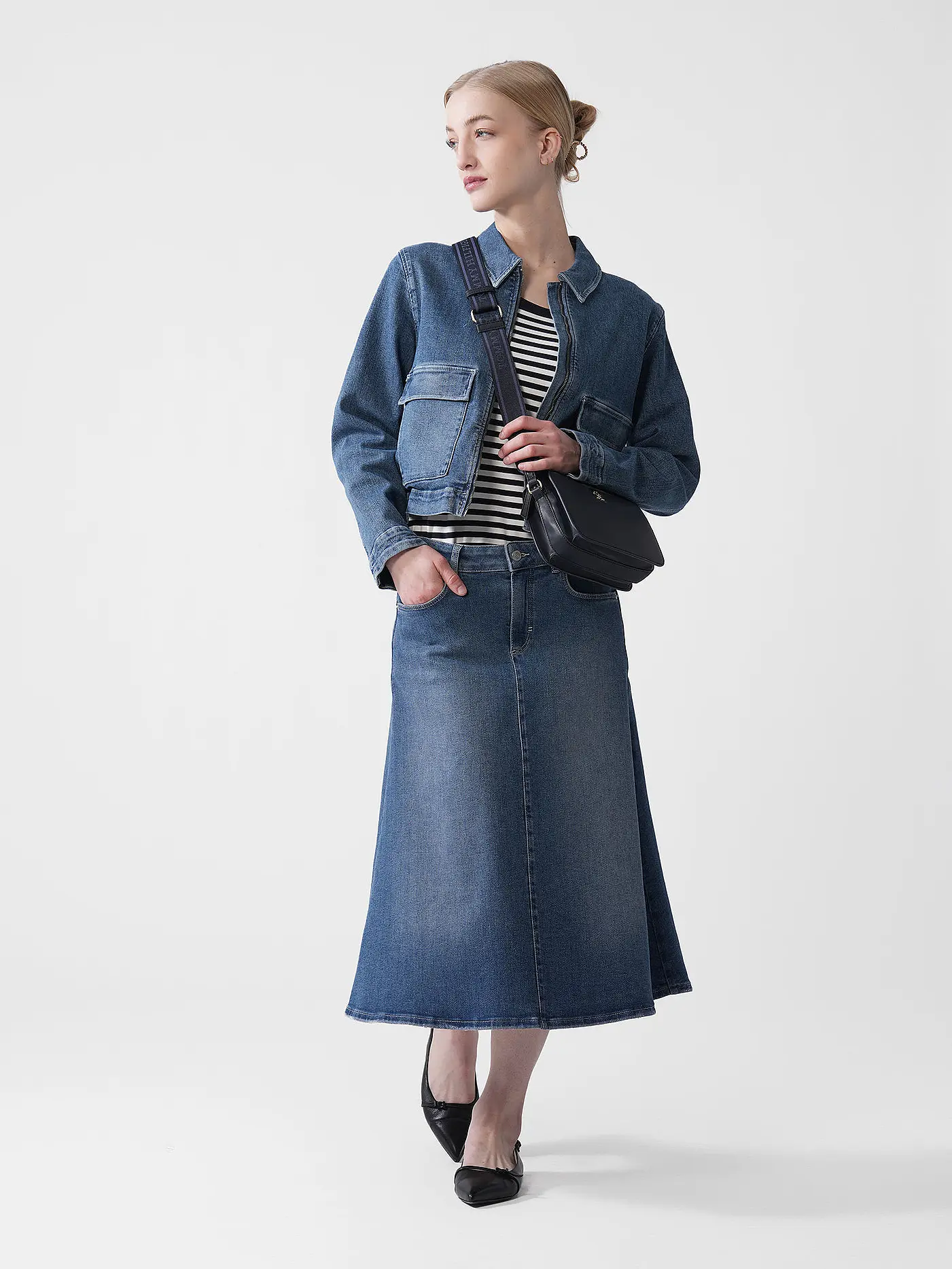 COMMA IDENTITY | Jeansjacke  | blau