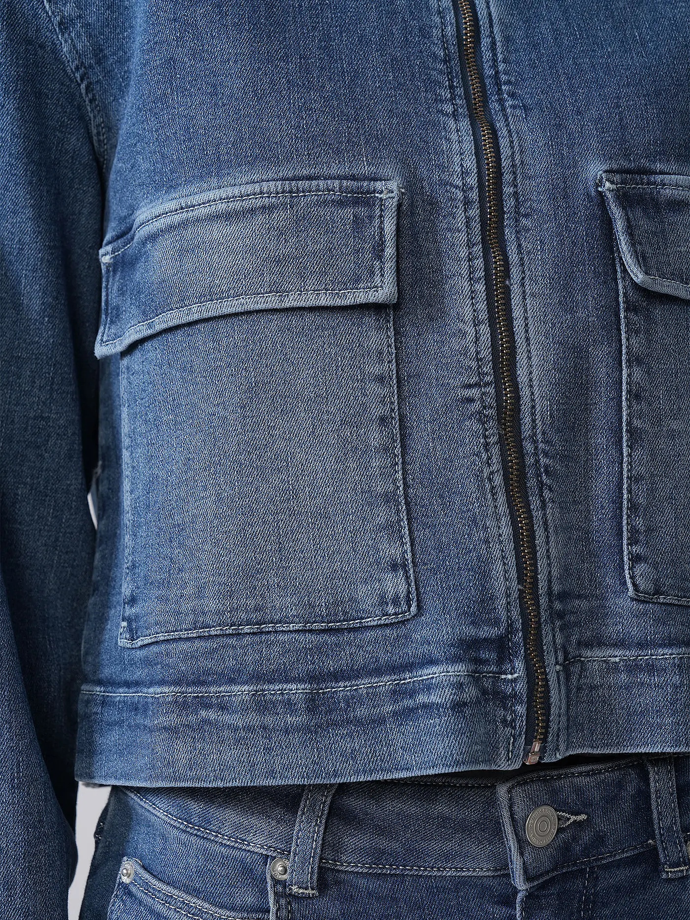 COMMA IDENTITY | Jeansjacke  | blau