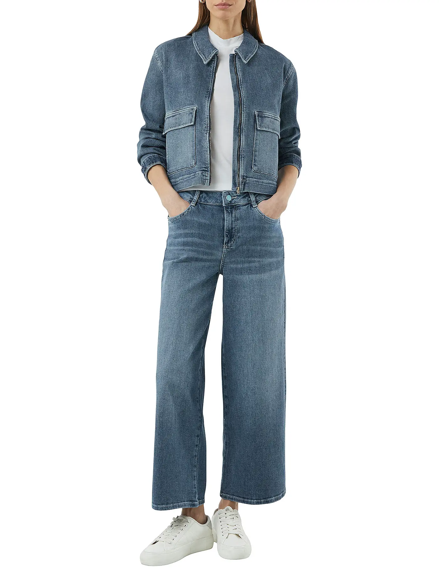 COMMA IDENTITY | Jeansjacke  | blau