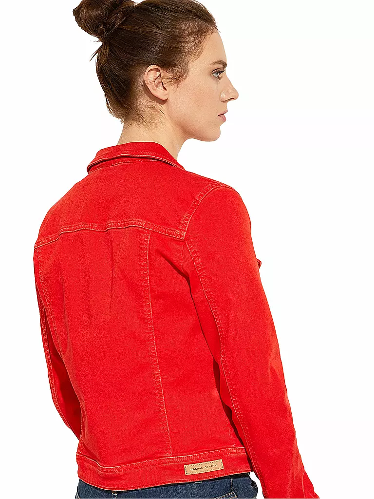 COMMA IDENTITY | Jeansjacke | rot