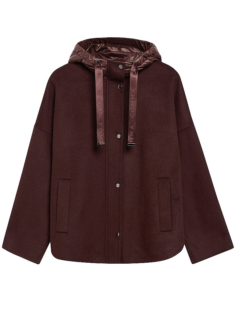 COMMA Cape - Poncho dunkelrot | XS