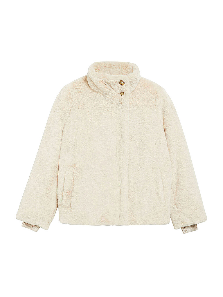 COMMA Jacke in Felloptik beige | 46