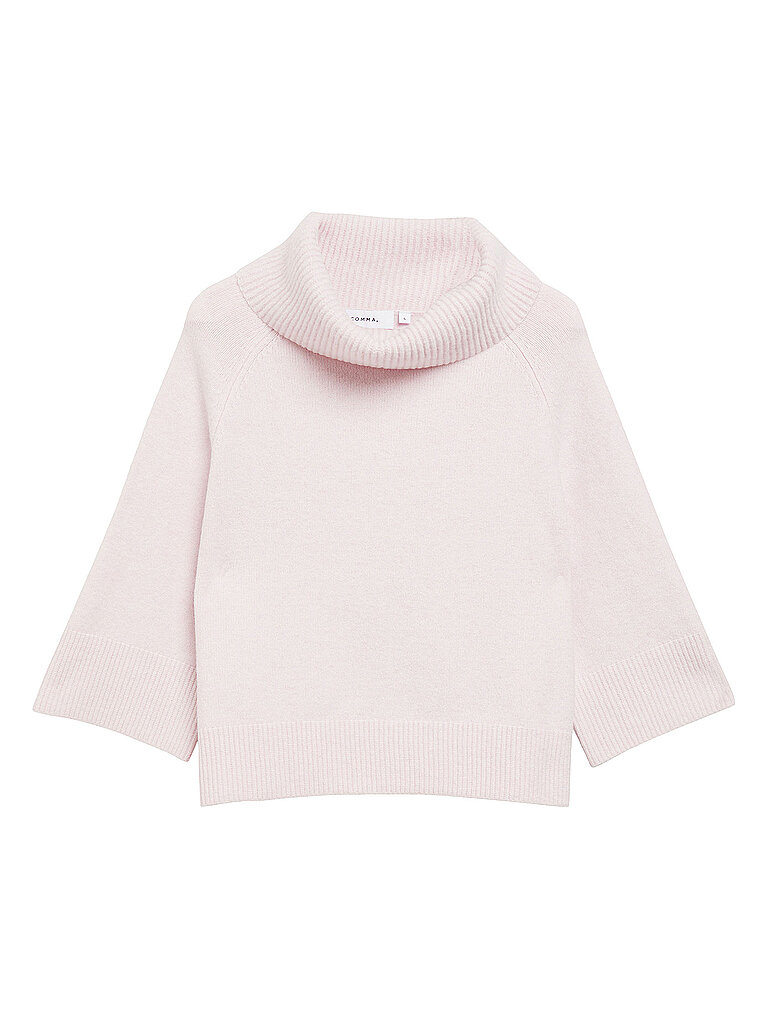 COMMA Rollkragenpullover rosa | L