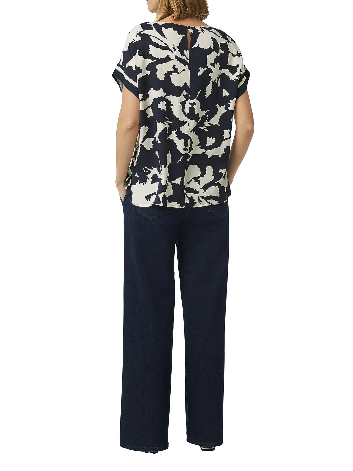 COMMA | Bluse | dunkelblau