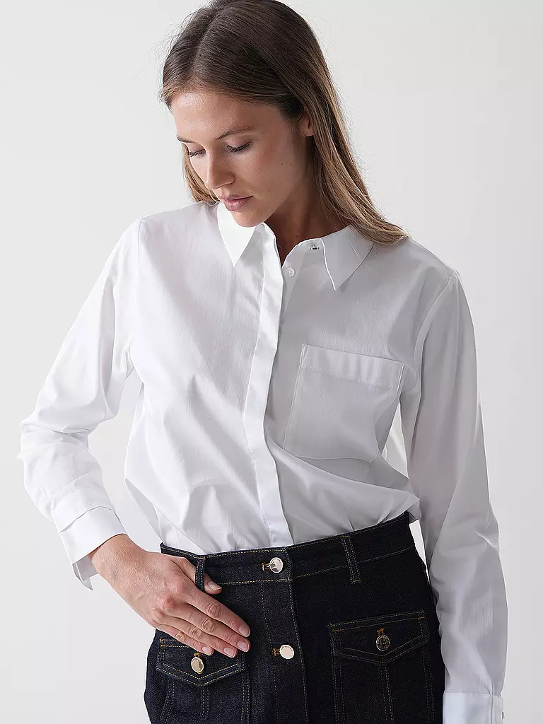 COMMA | Bluse | weiss
