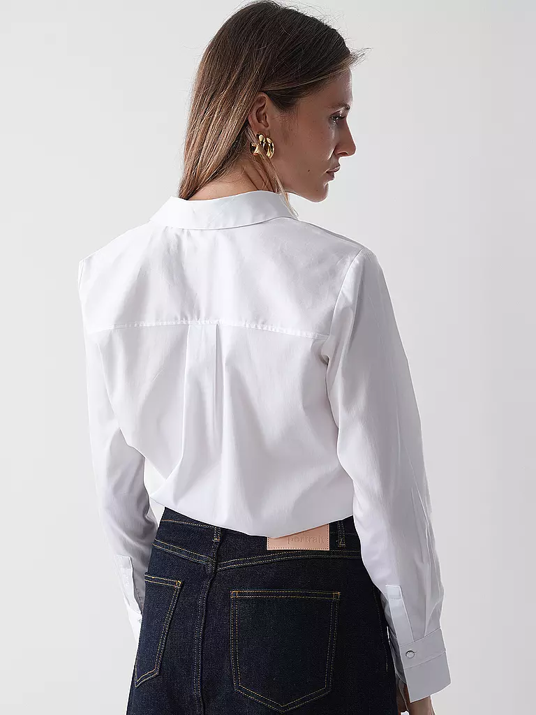COMMA | Bluse | weiss
