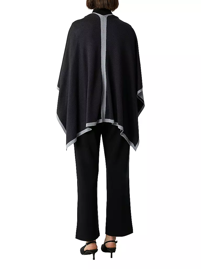 COMMA | Cape - Poncho | dunkelblau