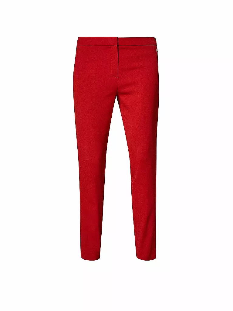 COMMA | Hose Slim Fit 7/8 | rot
