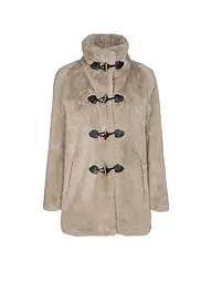 COMMA | Jacke in Felloptik  | beige