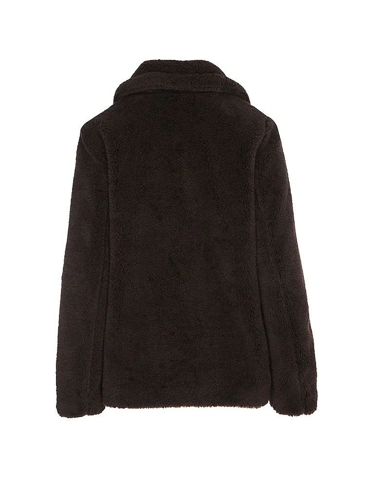 COMMA | Jacke in Felloptik  | Braun