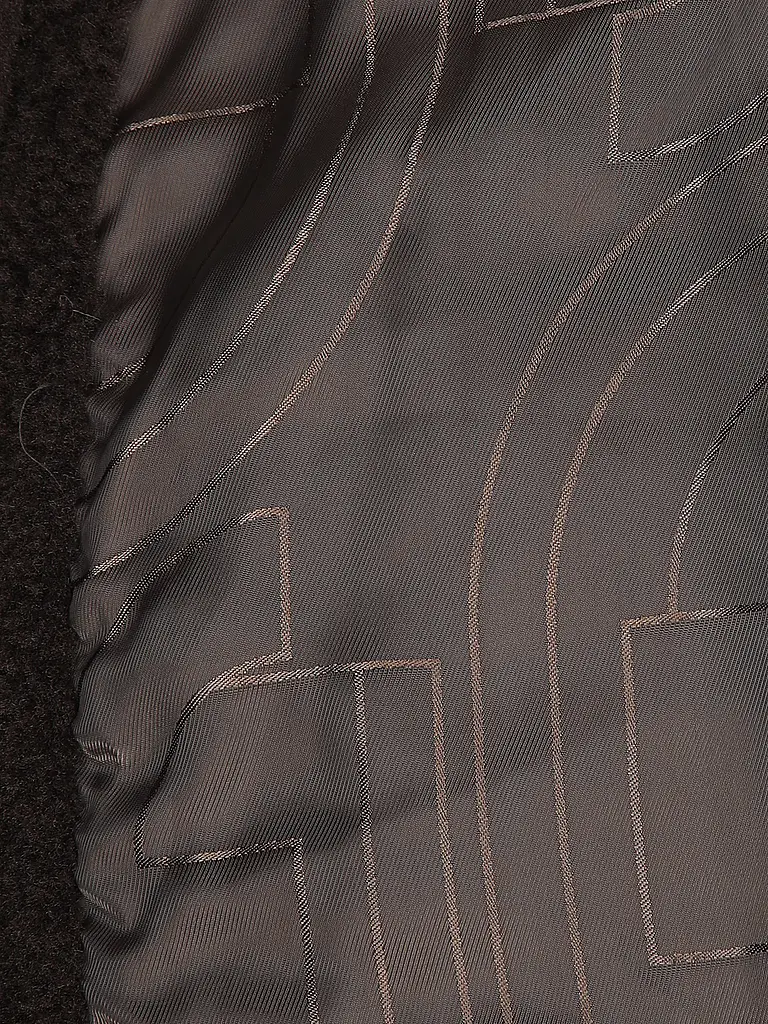 COMMA | Jacke in Felloptik  | Braun
