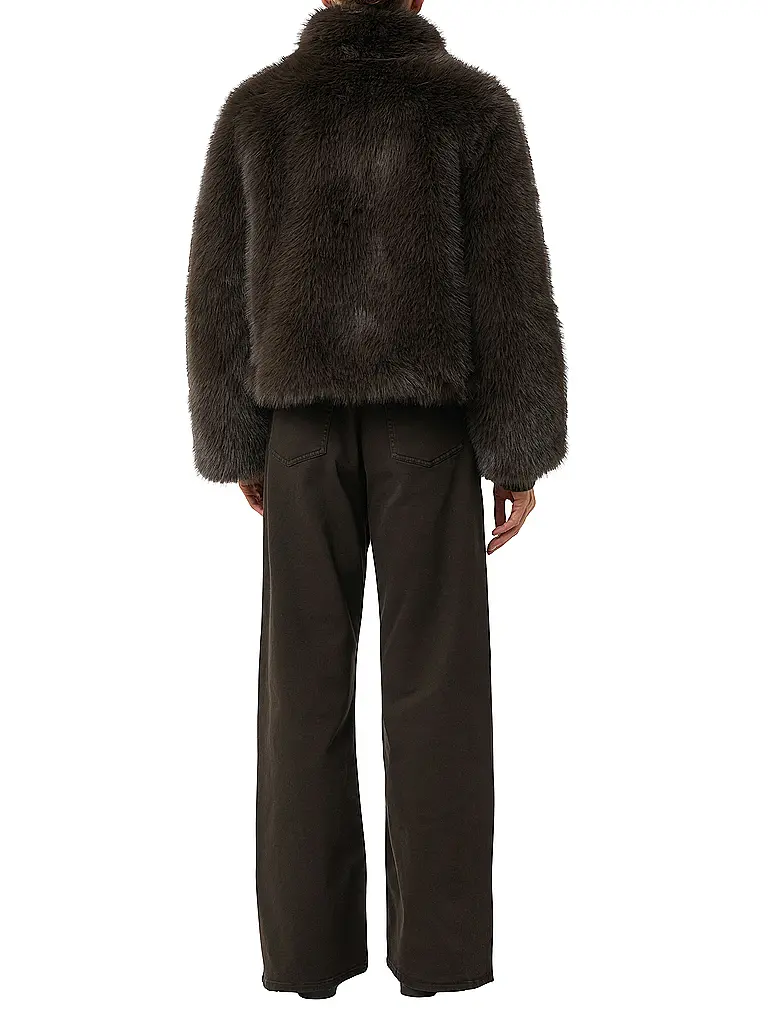 COMMA | Jacke in Felloptik | 