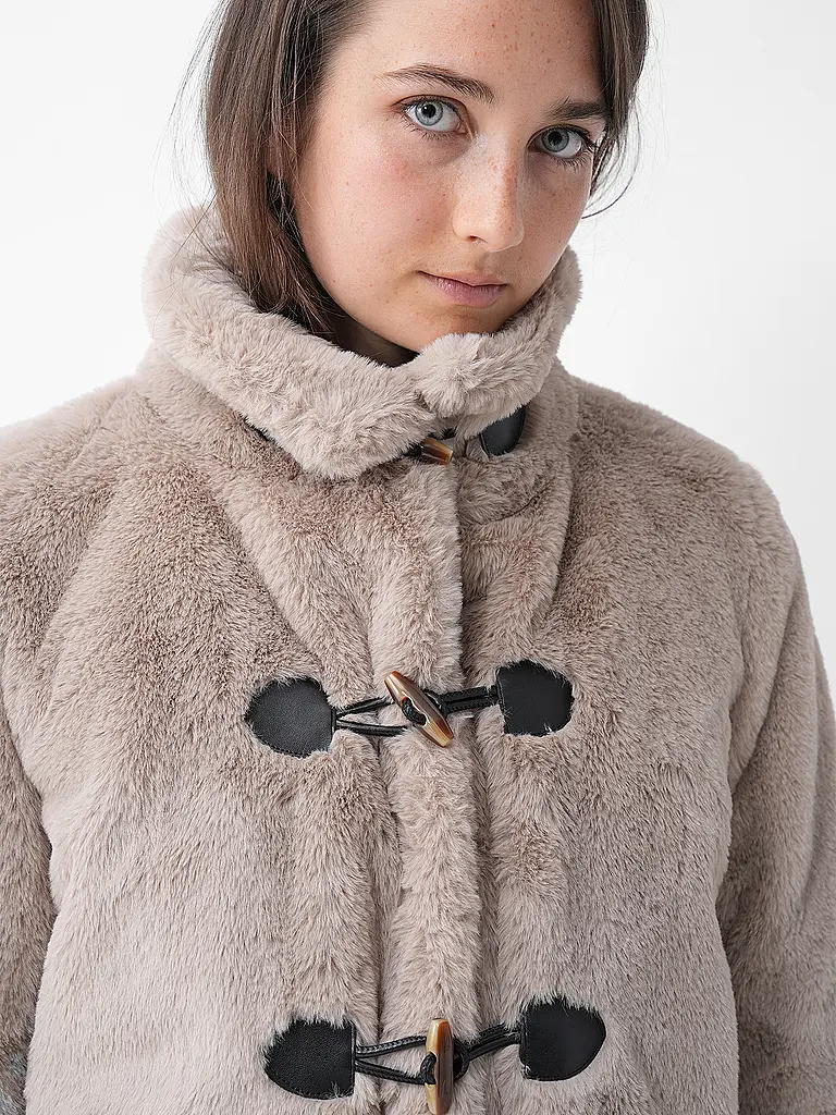 COMMA | Jacke in Felloptik | 